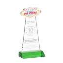 Las Vegas Green Abstract / Misc Crystal Award