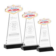 Las Vegas Black Abstract / Misc Crystal Award - Newest Additions