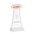 Las Vegas White Abstract / Misc Crystal Award