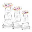 Las Vegas Clear on Alberton Base Abstract / Misc Crystal Award