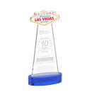 Las Vegas Blue on Alberton Base Abstract / Misc Crystal Award