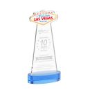 Las Vegas Sky Blue on Alberton Base Abstract / Misc Crystal Award