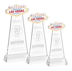 Las Vegas Clear on Hartford Base Abstract / Misc Crystal Award - Corporate Awards