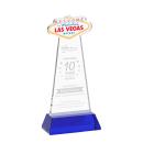Las Vegas Blue on Hartford Base Abstract / Misc Crystal Award