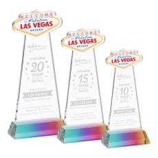 Las Vegas Prismatic on Hartford Base Abstract / Misc Crystal Award - Newest Additions