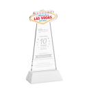 Las Vegas White on Hartford Base Abstract / Misc Crystal Award