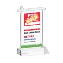 Real Estate Full Color Clear Abstract / Misc Crystal Award