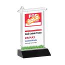 Real Estate Full Color Black Abstract / Misc Crystal Award