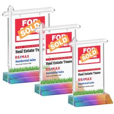 Real Estate Full Color Prismatic Abstract / Misc Crystal Award - Newest Additions