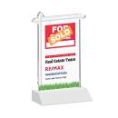 Real Estate Full Color White Abstract / Misc Crystal Award