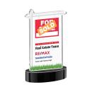 Real Estate Full Color Black on Alberton Base Abstract / Misc Crystal Award