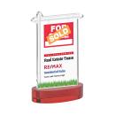 Real Estate Full Color Red on Alberton Base Abstract / Misc Crystal Award