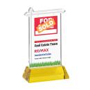 Real Estate Full Color Gold on Hartford Base Abstract / Misc Crystal Award