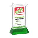 Real Estate Full Color Green on Hartford Base Abstract / Misc Crystal Award