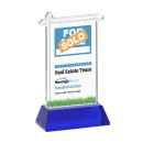 Real Estate Full Color Blue on Hartford Base Abstract / Misc Crystal Award