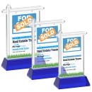 Real Estate Full Color Blue on Hartford Base Abstract / Misc Crystal Award