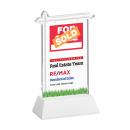 Real Estate Full Color White on Hartford Base Abstract / Misc Crystal Award