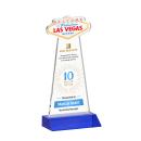 Las Vegas Full Color Blue Abstract / Misc Crystal Award