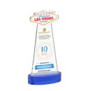 Las Vegas Full Color Blue on Alberton Base Abstract / Misc Crystal Award