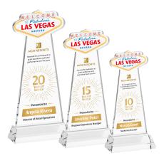 Las Vegas Full Color Clear on Hartford Base Abstract / Misc Crystal Award - Crystal Awards