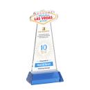 Las Vegas Full Color Sky Blue on Hartford Base Abstract / Misc Crystal Award