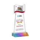 Flag Full Color Prismatic Abstract / Misc Crystal Award
