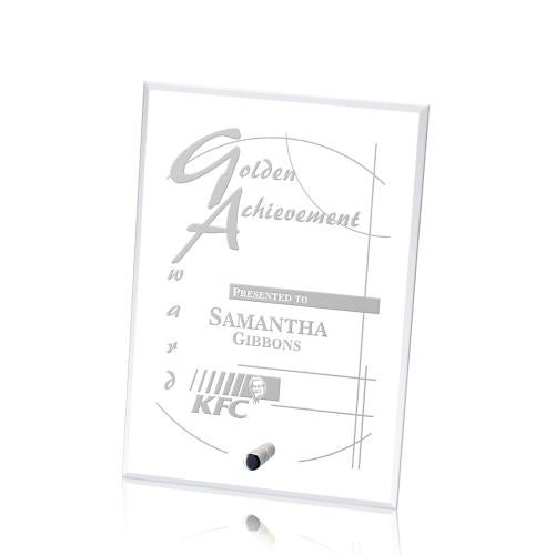 Corporate Awards - Employee Awards - Cantebury Vertical Rectangle Crystal Award