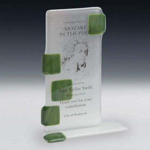 Corporate Awards - Modern Awards - Abacus Rectangle Glass Award