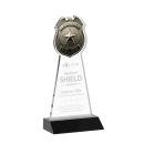 Police Badge Black Abstract / Misc Crystal Award