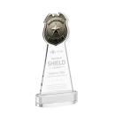 Police Badge Clear on Alberton Base Abstract / Misc Crystal Award