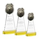 Police Badge Gold on Alberton Base Abstract / Misc Crystal Award