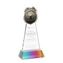 Police Badge Prismatic on Hartford Base Abstract / Misc Crystal Award
