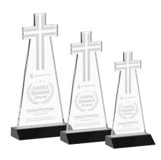 Cross Black Abstract / Misc Crystal Award - Newest Additions