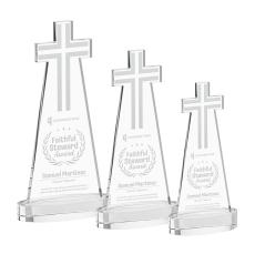 Cross Clear on Alberton Base Abstract / Misc Crystal Award - Crystal Awards