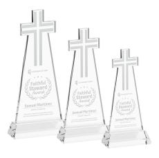 Cross Starfire on Hartford Base Abstract / Misc Crystal Award - Crystal Awards