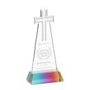 Cross Prismatic on Hartford Base Abstract / Misc Crystal Award