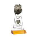 Police Badge Full Color Amber Abstract / Misc Crystal Award