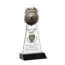 Police Badge Full Color Black Abstract / Misc Crystal Award