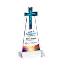 Cross Full Color Clear Abstract / Misc Crystal Award