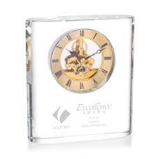 Adams Clock - Gold - Corporate Recognition Gifts