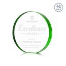 Gainsborough Emerald Circle Crystal Award