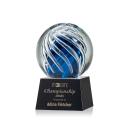 Genista Black on Robson Base Spheres Glass Award