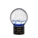 Starburst Black on Marvel Base Spheres Glass Award
