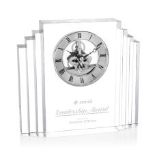 Desford Clock - Silver - Corporate Awards