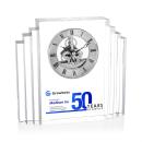 Desford Full Color Clock - Silver