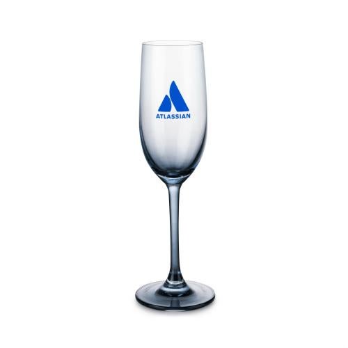 Corporate Recognition Gifts - Etched Barware - Soudan Smoke Flute - Imprinted
