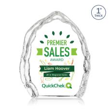 Ashdale Full Color Iceberg  Crystal Award - Newest Additions