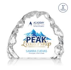 Spence Full Color Iceberg Crystal Award - Newest Additions