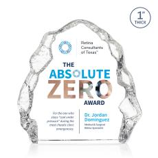 Houston Full Color Iceberg Crystal Award - Newest Additions