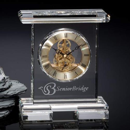 Corporate Awards - R.S. Owens - Westchester Clock - Gold